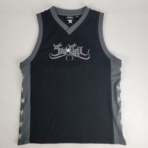 Vintage No Fear So Cal Jersey Black Gray Stars XL Extra Large